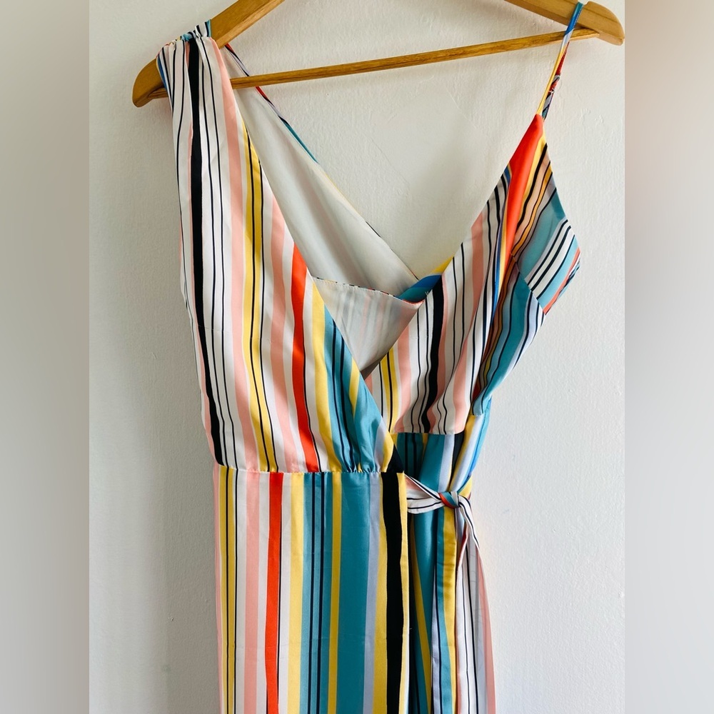NWT Lovers + Friends Women Montague Maxi Wrap Rainbow Dress Size XS - Picture 5 of 14